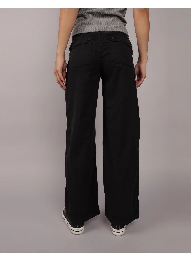 American Eagle Dreamy Drape High-Waisted Baggy Wide-Leg Pants  - Image 2