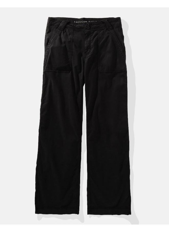American Eagle Dreamy Drape High-Waisted Baggy Wide-Leg Pants  - Image 3