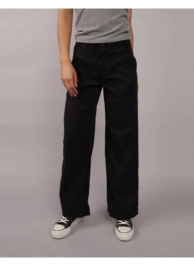 امريكان ايجل Dreamy Drape High-Waisted Baggy Wide-Leg Pants