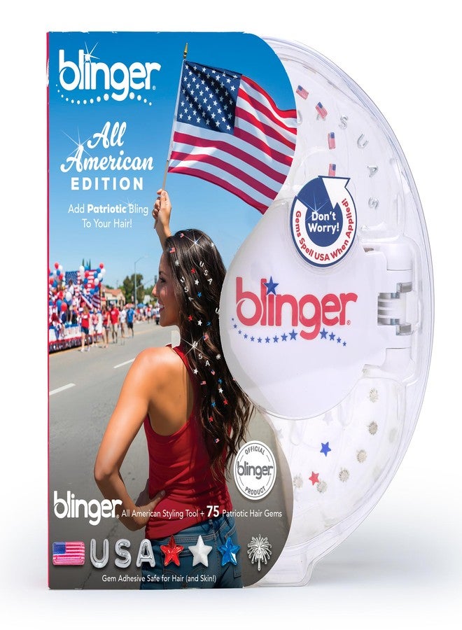 blinger® All American 250th Anniversary Starter Set with 75 Hair Gems - Kit - Image 4