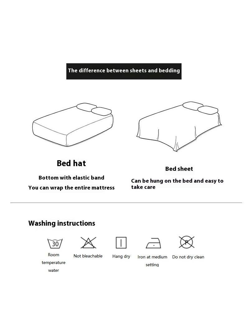 Bluejw Pure Cotton Washable Bed Sheet And Duvet Cover Bed Linen Set  - Image 5
