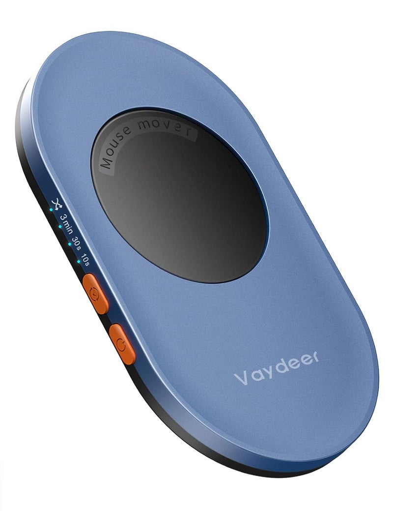 Vaydeer Ultra Slim Mouse Mover, Air 3 Jiggler with Adjustable Interval Timer, Undetectable & Noiseless, Simulates Realistic Mouse Movement, Driver-Free for Keeping The PC Active and Secure - Image 1