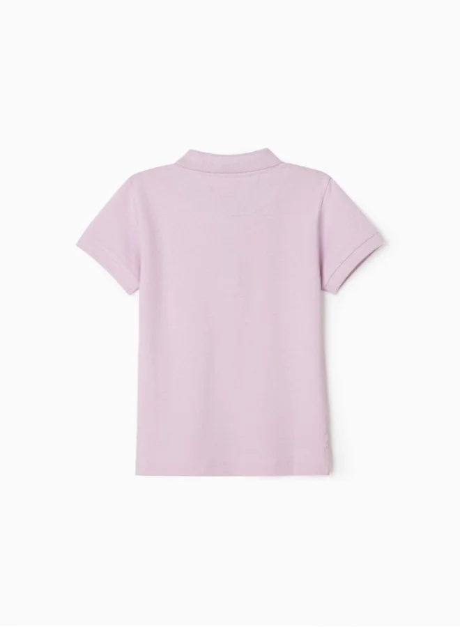 زيبي Polo Shirt for Boys, Lilac