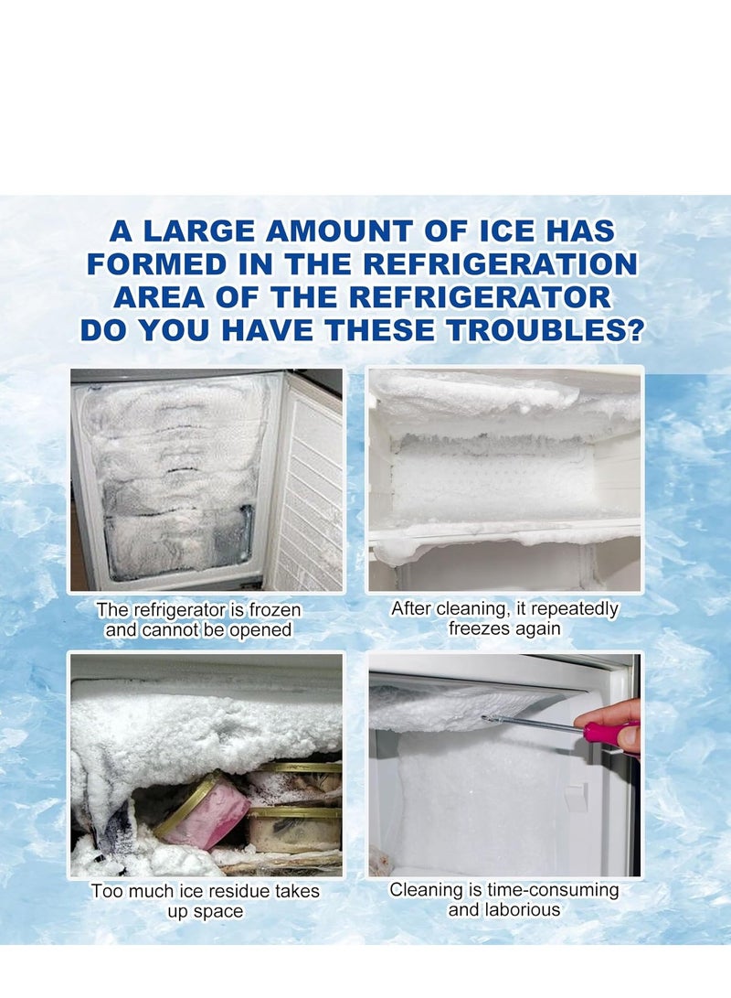 JUE-FISH Defrosting Spray for Fridge Freezer, Refrigerator Defrosting Spray, Refrigerator Deicing and Defrosting Agent, Spray for Defrosting Refrigerator and Freezer (120ml) - Image 5