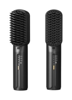 General Cordless Hair Straightening Brush, Portable Travel Mini Hair Straightening Brush, Travel Rechargeable Hair Brush, Quick Heating, Anytime Hairstyle  - Image 1