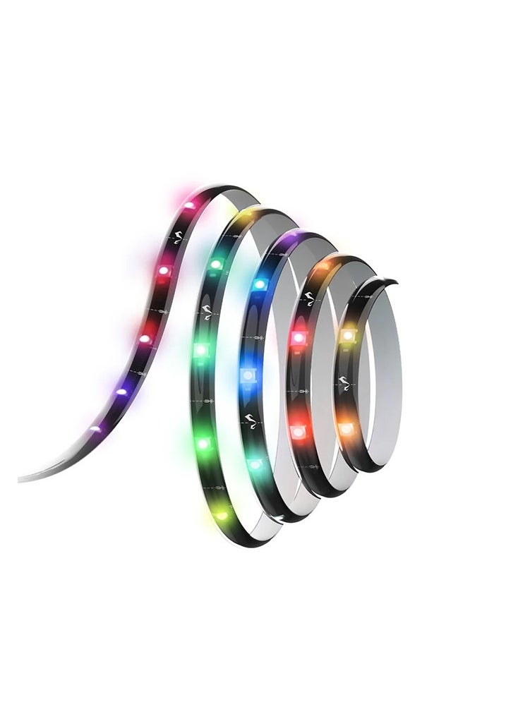Yeelight - Yeelight Obsid RGBIC Light Strip | LED | 16M Colors | Pixel level DIY & control | Sleek black base | Trimmable & Extendable to 16.4 ft - Image 1