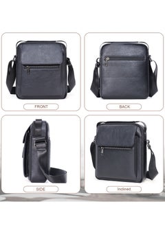 Aklsvion Aklsvion Sling Crossbody Bag Messenger Bag For Men Water Resistant Lightweight Crossbody Bags For Work Man Purse With Adjustable Strap Black  - Image 4