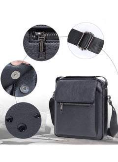 Aklsvion Aklsvion Sling Crossbody Bag Messenger Bag For Men Water Resistant Lightweight Crossbody Bags For Work Man Purse With Adjustable Strap Black  - Image 5