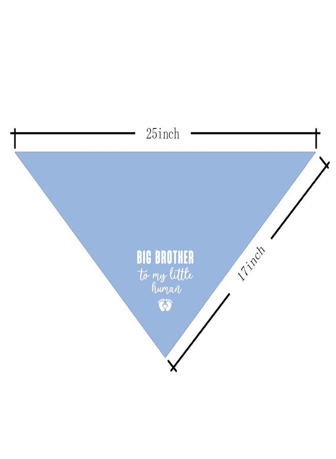 ZPPRJF Big Brother Big Dog Bandana - baby Blue, Gender Reveal, Announcement - Triangle Scarf for Small, Medium, Large Dogs - Image 4