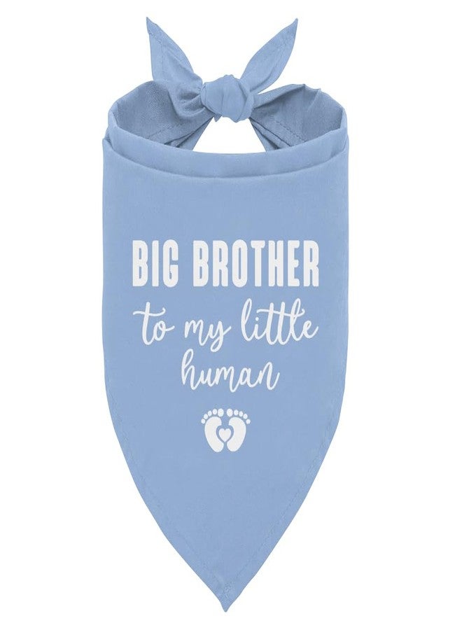ZPPRJF Big Brother Big Dog Bandana - baby Blue, Gender Reveal, Announcement - Triangle Scarf for Small, Medium, Large Dogs - Image 1