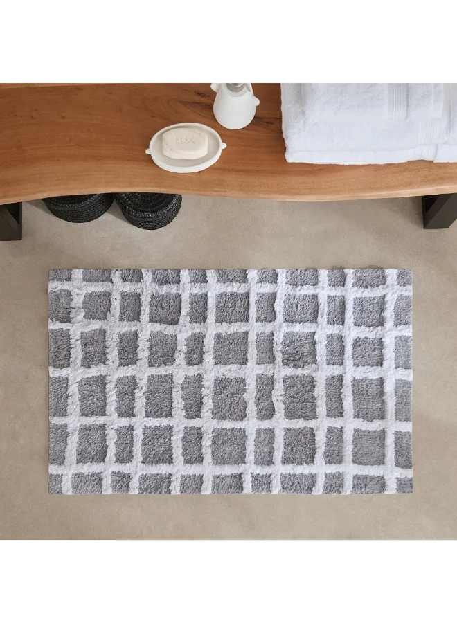 Home Box Milton Megan 2-Piece Cotton Bath Mat Set 50 X 80 Cm