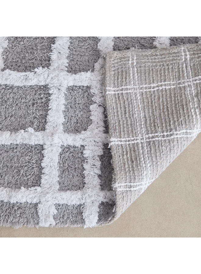 Home Box Milton Megan 2-Piece Cotton Bath Mat Set 50 X 80 Cm