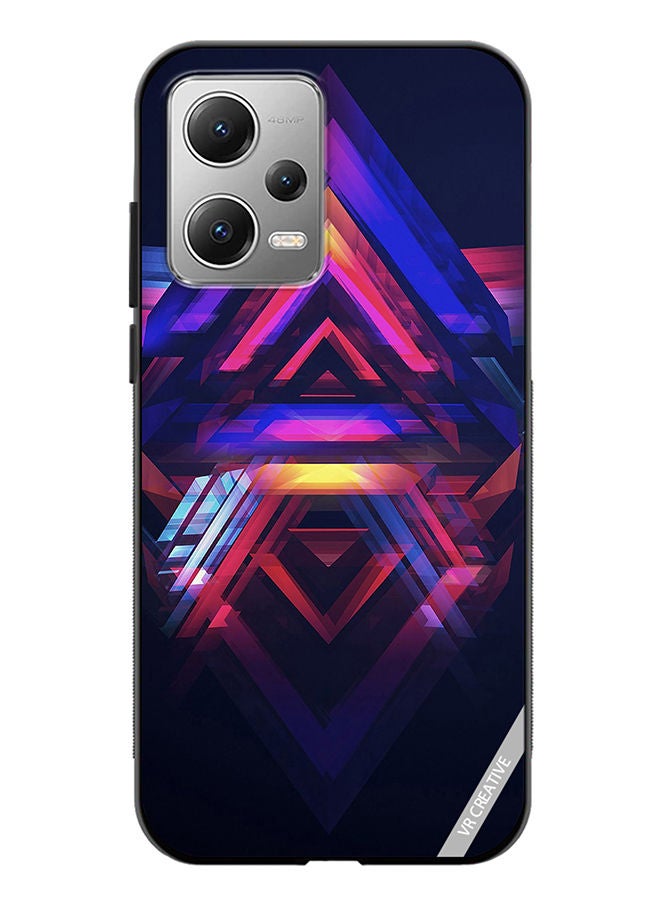 VR CREATIVE Protective Case Cover For Xiaomi Redmi Note 12 Abstract Design Multicolour - Image 1