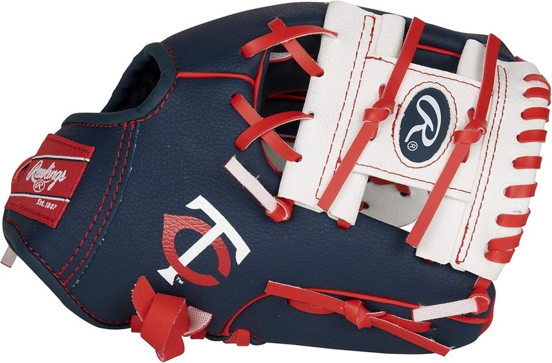 Rawlings سلسلة قفازات لاعبي MLB | قفازات كرة السلة للأطفال والشباب | 10" | جميع فرق MLB - Image 1