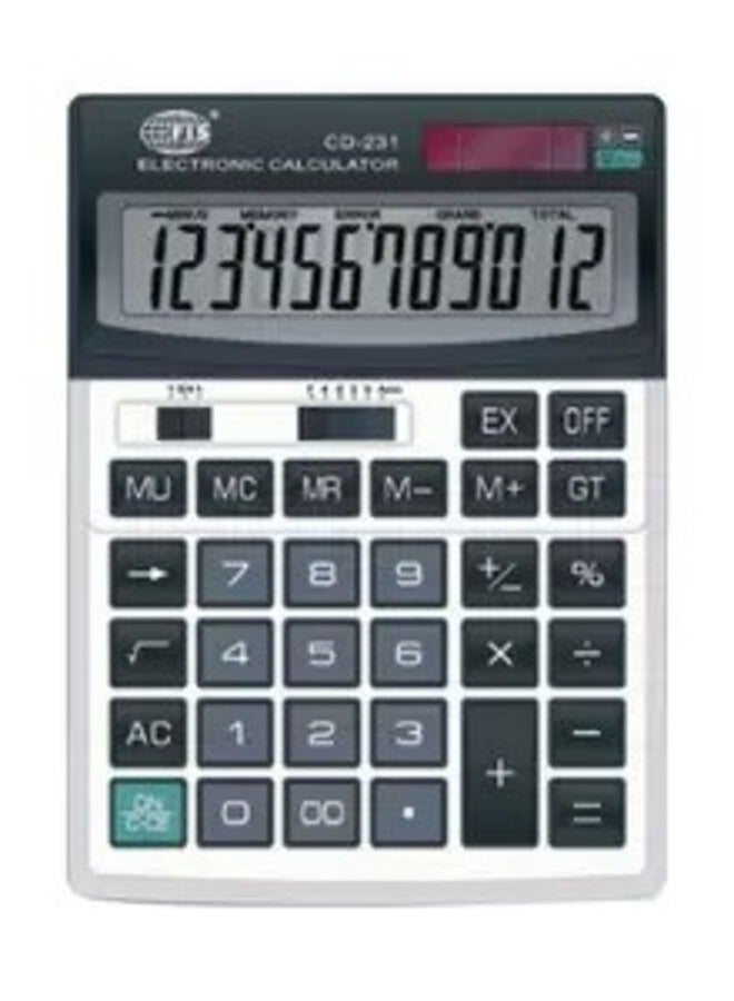 FIS Desktop Calculator 12 Digits