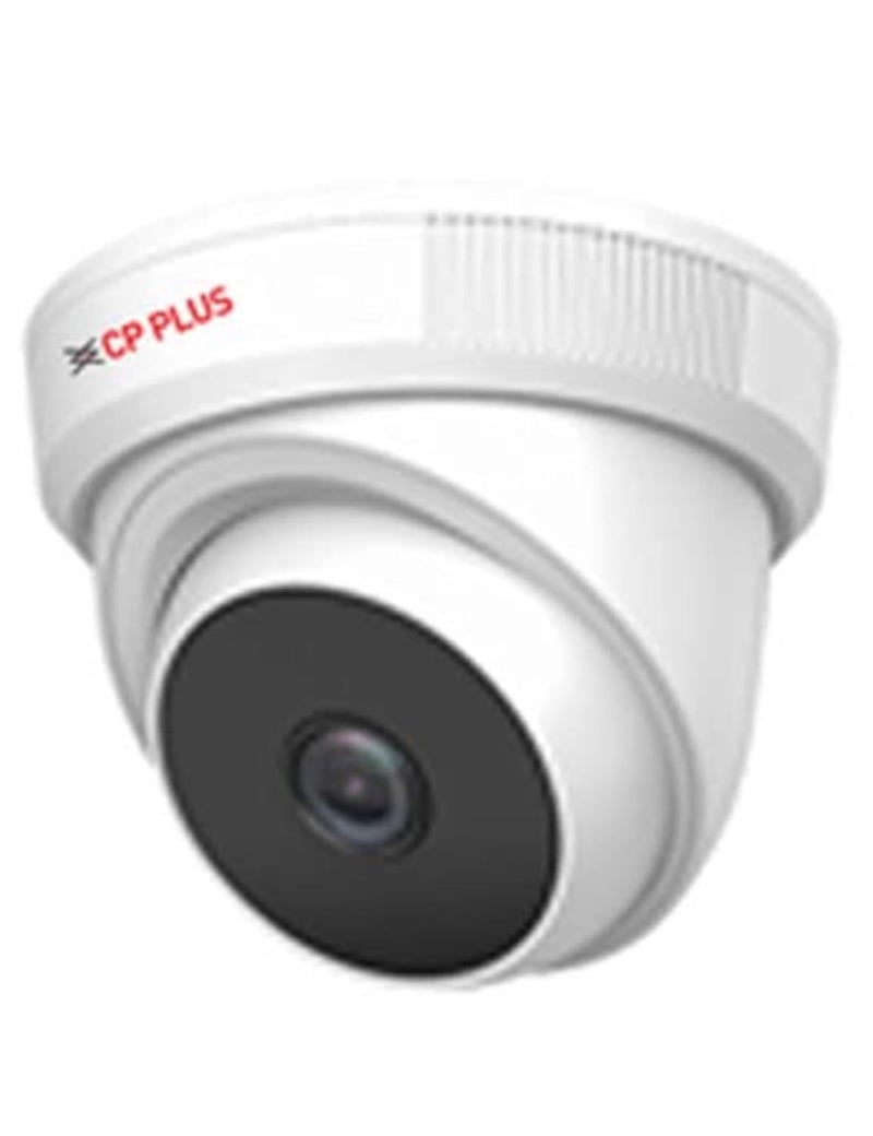 CP PLUS 2.4MP IR Dome Security Camera | 3.6mm Fixed Lens | Max 25/30fps at 2.4MP | DWDR, Day/Night (ICR) | IR Range of 20 Mtrs., Smart IR | Support Built-in Mic - CP-URC-DC24PL2C-V3 - Image 1