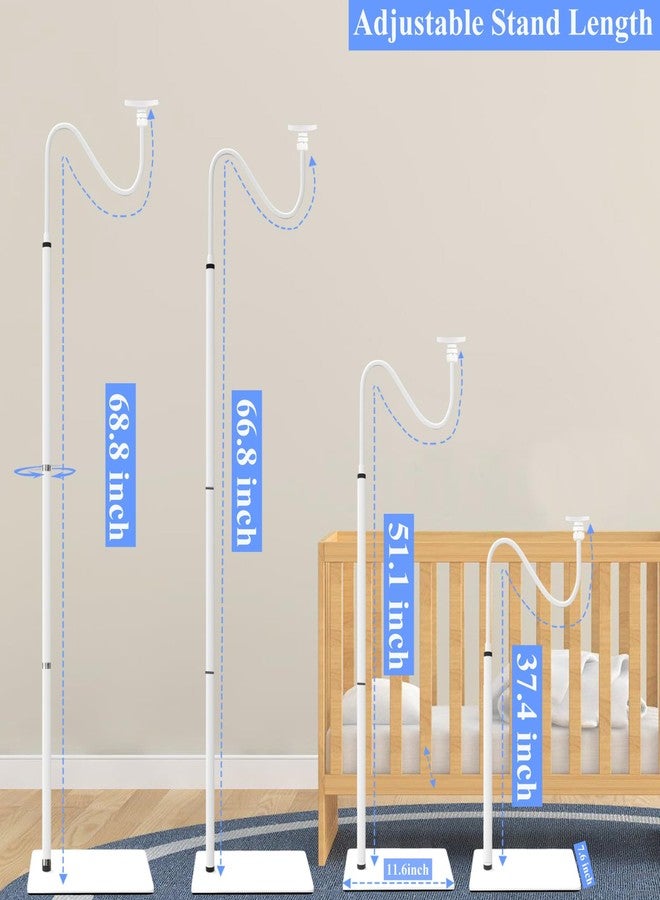 EYSAFT Baby Monitor Floor Stand Holder Mount Compactible for eufy E21,E30,Spaceview E110, Spaceview pro E210 - Image 4