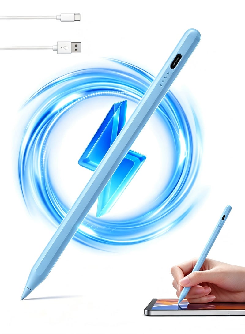 قلم لمس عالمي - متوافق مع أجهزة iOS وAndroid وWindows | قلم متعدد الألوان لأجهزة iPad وiPhone وSamsung وغيرها - Image 1