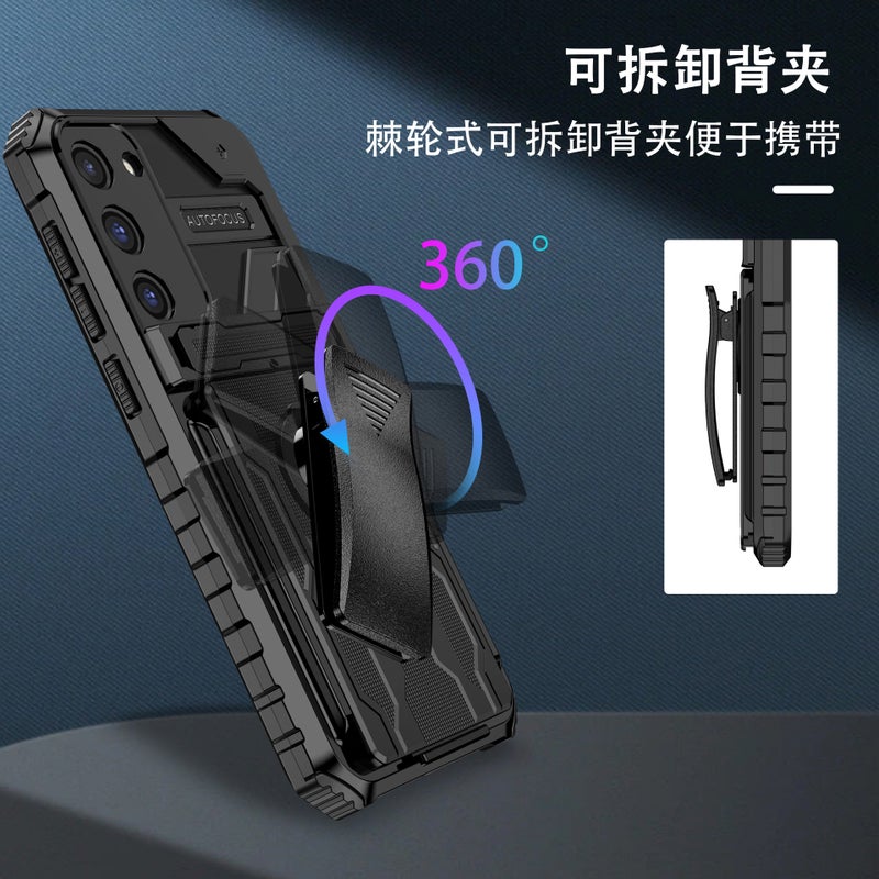 Shockproof TPU Phone Case with Hidden Kickstand for Samsung Galaxy S25 Ultra / Note 20 - Image 4