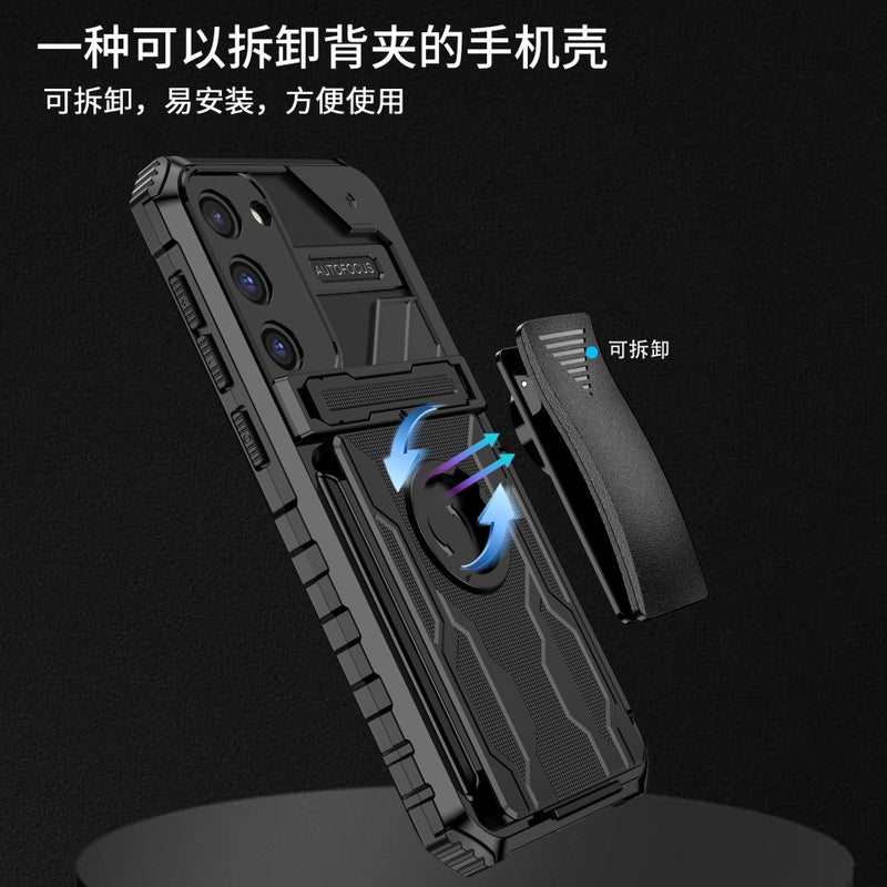 Shockproof TPU Phone Case with Hidden Kickstand for Samsung Galaxy S25 Ultra / Note 20 - Image 5