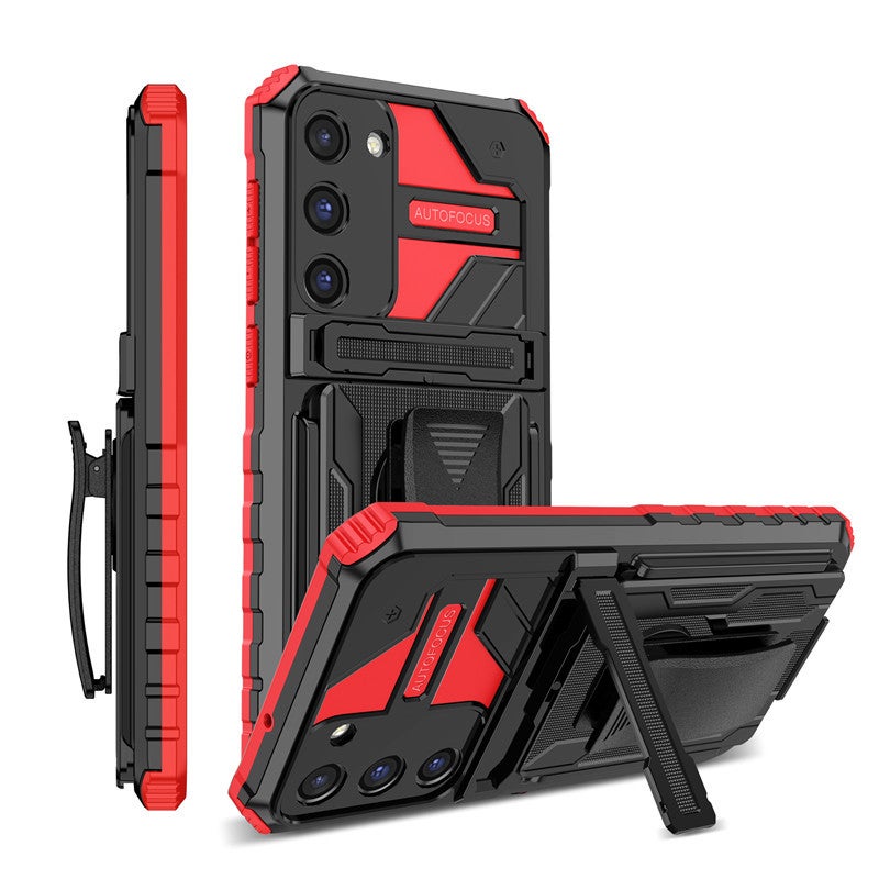 Shockproof TPU Phone Case with Hidden Kickstand for Samsung Galaxy S25 Ultra / Note 20 - Image 1