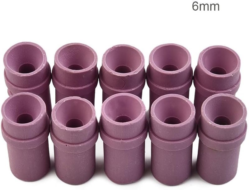 مجموعة فوهات السيراميك المحترفة للرمل بالرصاص مقاس 6 مم للاستخدام الصناعي 10 قطع - Image 3