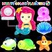 TSDATOWR Light Up Bath Toys for Toddlers Kids Girls Baby No Hole Glow Bath Toys with Bath Book Organizer Led Light Bath Time Water Toys for Bath Tubs Bathrooms Pool Gift for Toddlers Girls Infants - Image 3