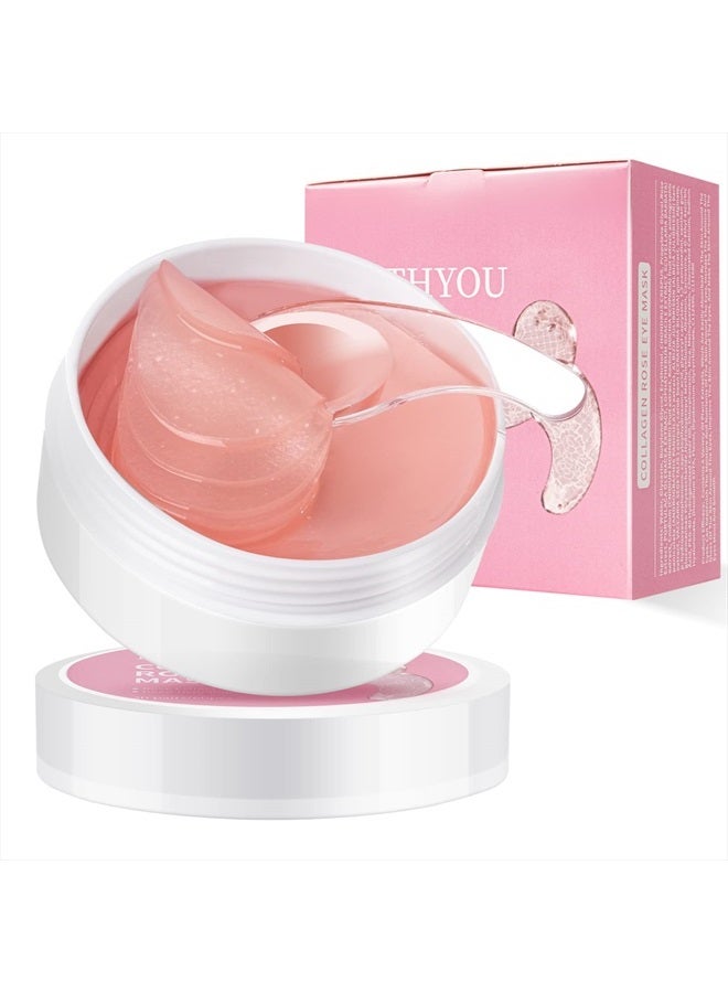 Fanmin Under Eye Mask, Under Eye Gel Pads With Collagen, Skincare Eye Patch Masks for Women and Men - Image 1