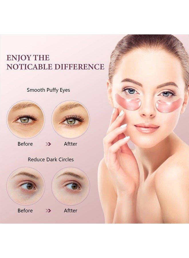 Fanmin Under Eye Mask, Under Eye Gel Pads With Collagen, Skincare Eye Patch Masks for Women and Men - Image 2
