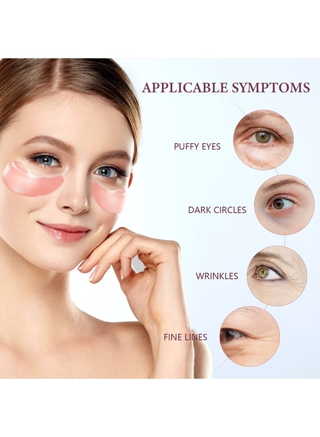 Fanmin Under Eye Mask, Under Eye Gel Pads With Collagen, Skincare Eye Patch Masks for Women and Men - Image 5