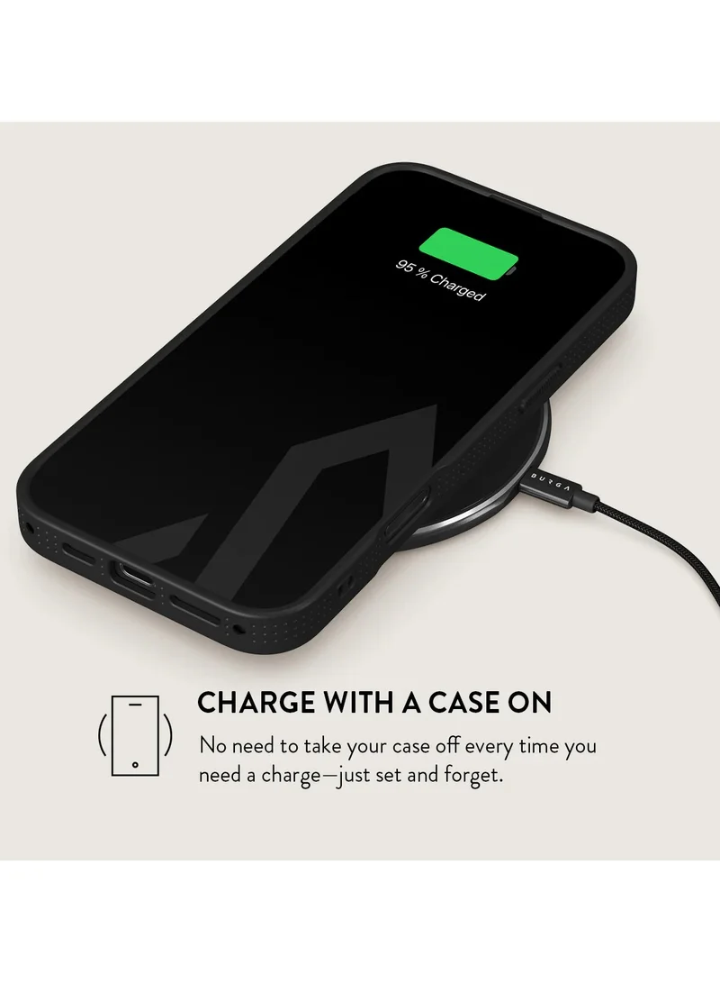 بورجا هاتف iPhone 16 Pro المميز: Uluwatu Waves - حافظة حماية مكونة من طبقتين باللون الأزرق المخضر - دفاع أنيق مزدوج الطبقة لتحقيق أقصى قدر من الأمان