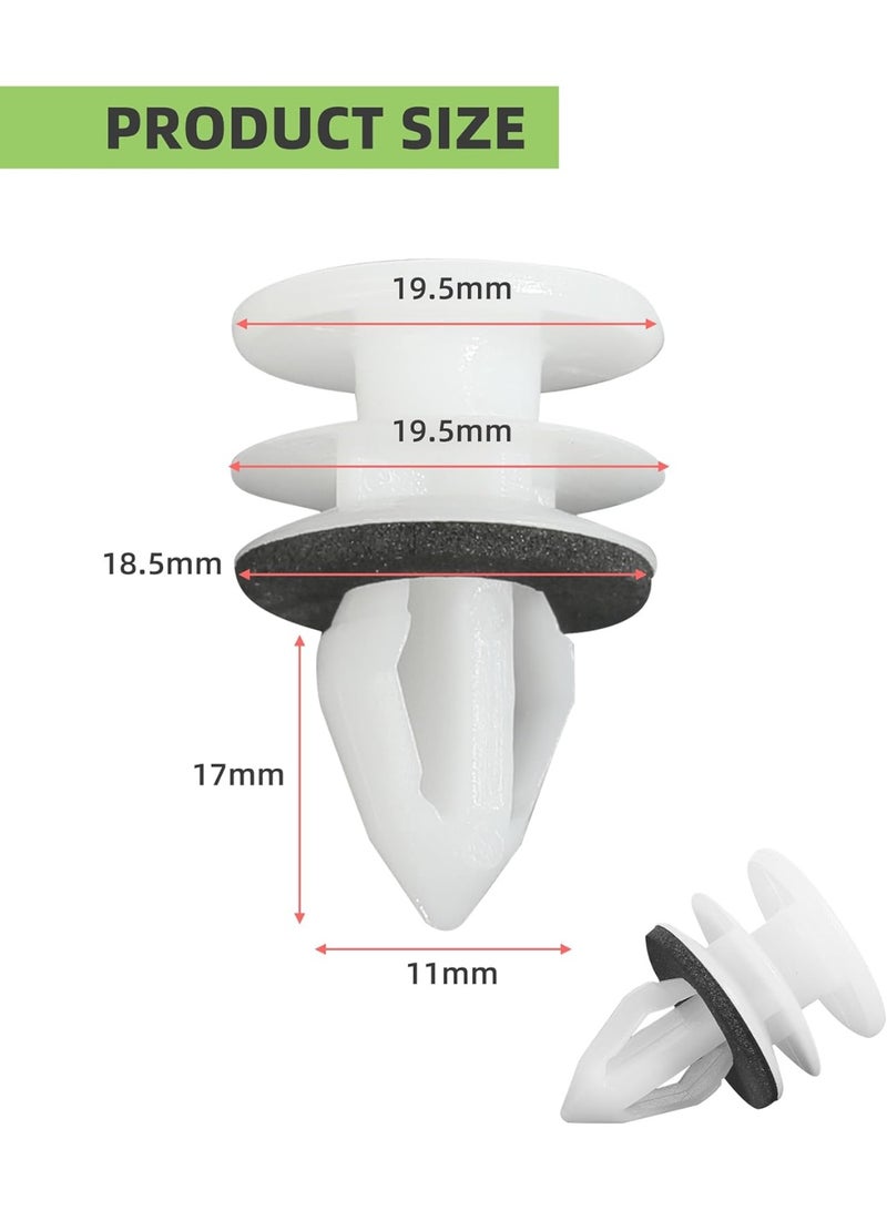 30PCS Car Door Trim Panel Retainer Clips, Upper Retainer, Push Clips, Replace 11519031 - Image 2