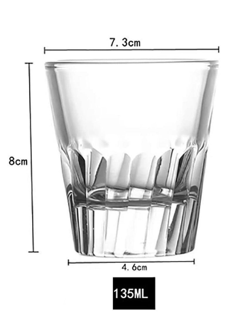 MIBRU Coffee Duratuff Cortado Glass Cup Suitable For Specialty Coffee Espresso Shots Modern Drinking Elegant Glasses 135ml  - Image 3
