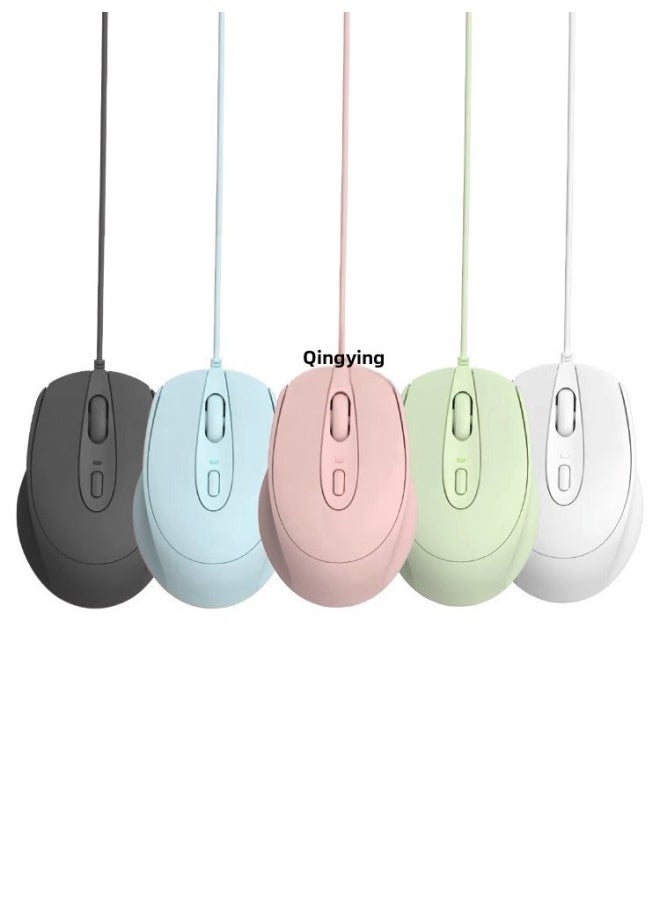 Dell Quiet Mouse Wired HP Ergonomic Lenovo Apple Notebook Huawei Xiaomi-Color:[brand Commitment Qingying Quality Problem Guaranteed Return And Exchange-Interface:Official Standard Configuration
