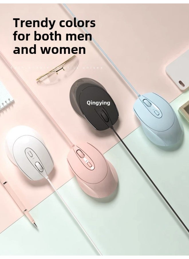 Dell Quiet Mouse Wired HP Ergonomic Lenovo Apple Notebook Huawei Xiaomi-Color:[brand Commitment Qingying Quality Problem Guaranteed Return And Exchange-Interface:Official Standard Configuration