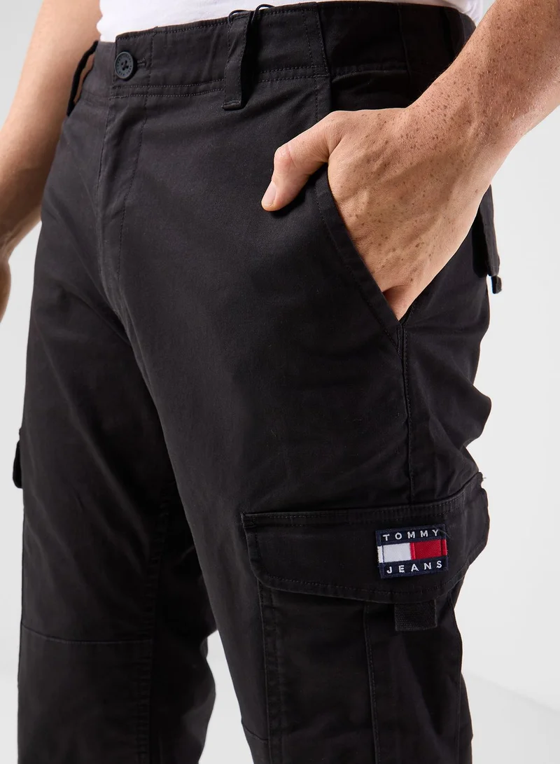 TOMMY JEANS Essential Relaxed Straight Fit Pants