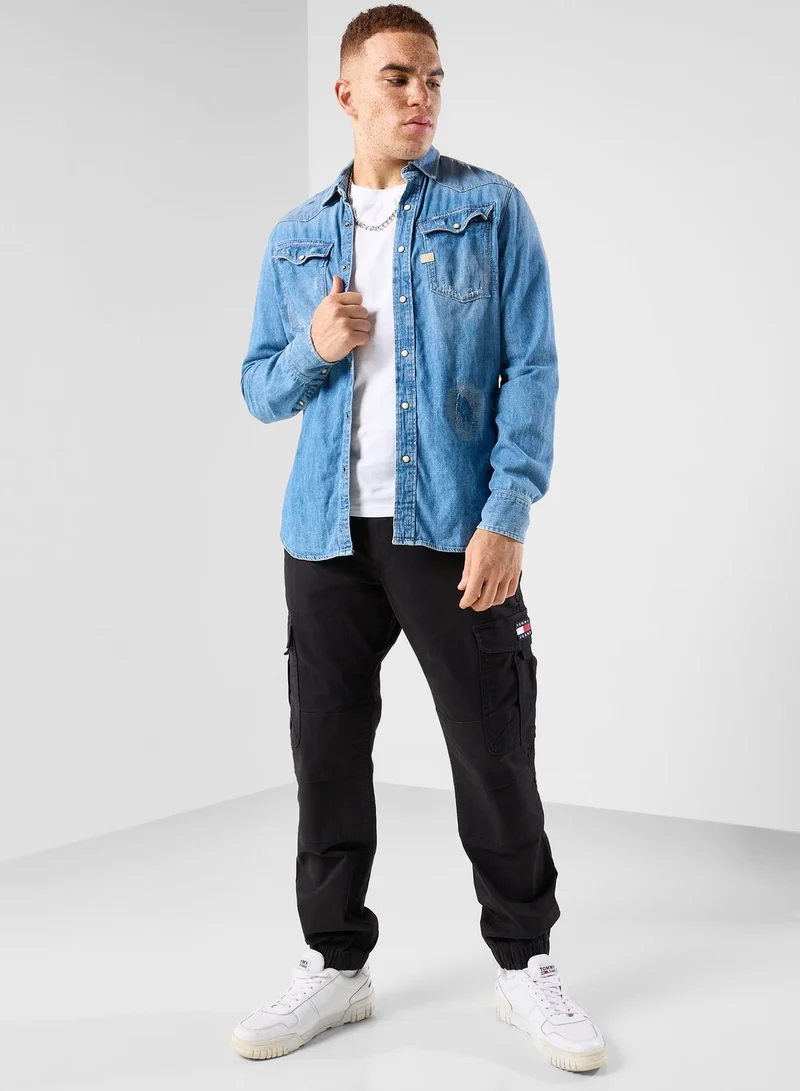 TOMMY JEANS Essential Relaxed Straight Fit Pants