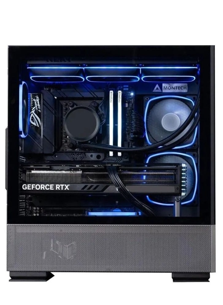 NANOTECH Ultimate Workstation PC - Intel Core i5-12400F Processor, 6 Cores & 12 Threads, DDR4 32GB (2*16) 3600MHz Ram, AMD Radeon Pro WX 3200  4GB GDDR5 Professional Graphics Card, 2TB NVMe M.2 SSD, 2 Fan AIO Liquid Cooler, 650W 80 Plus Power Supply, Windows 11 Pro | Wi-Fi  - Image 2