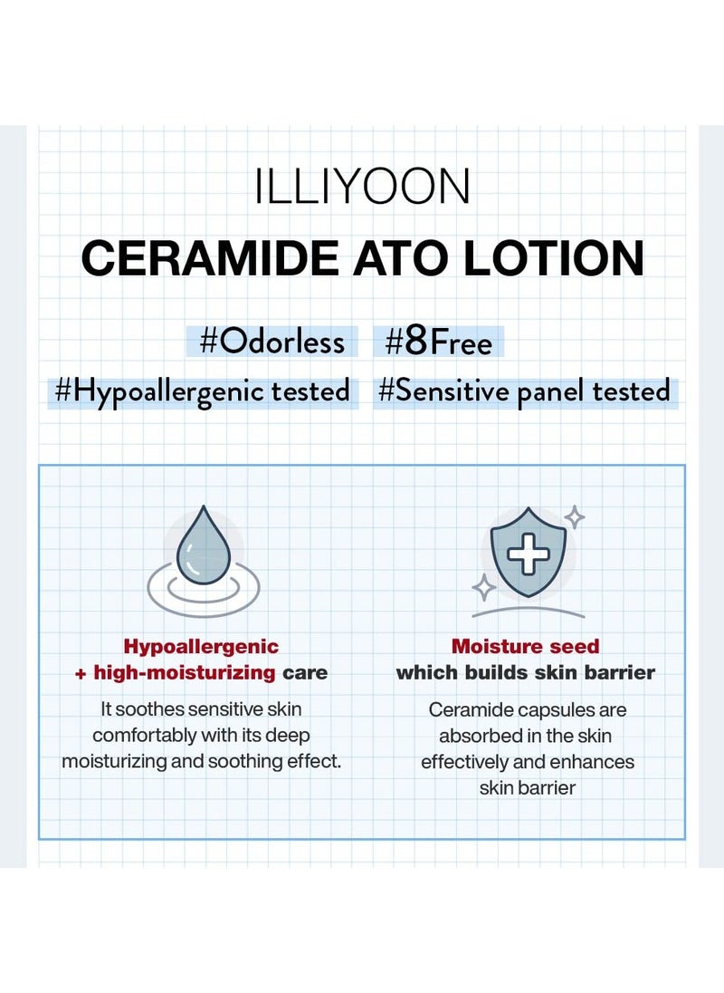 illiyoon - ILLIYOON Ceramide Ato Lotion 350ml - Image 1