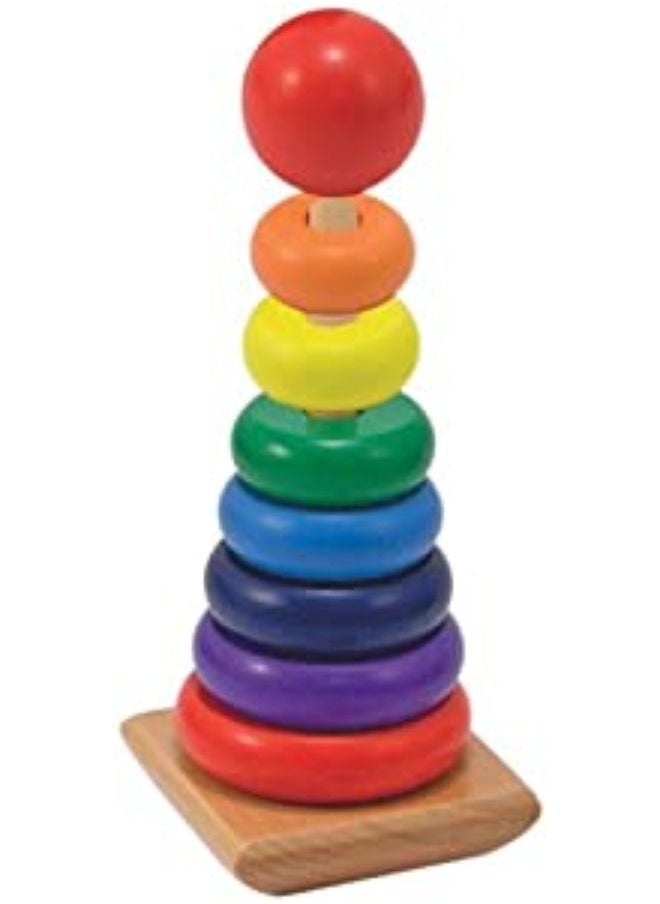 Wooden Toys - Rainbow Stacker 