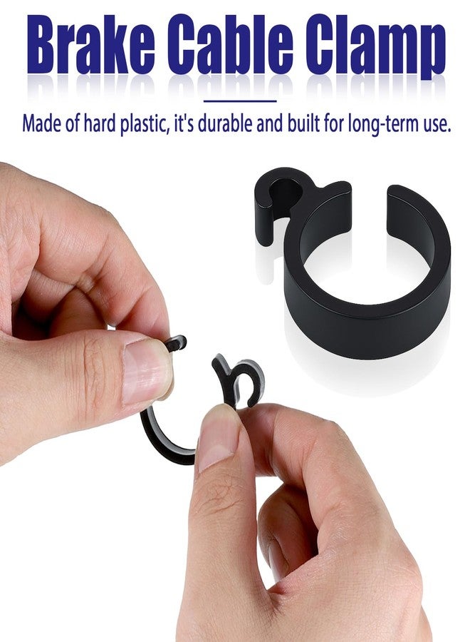Xyembu 4Pcs Rollator Cable Clips, Rollator Walker Replacement Parts, Rollator Brake Cable Clips, Rollator Parts Accessories, Black - Image 3