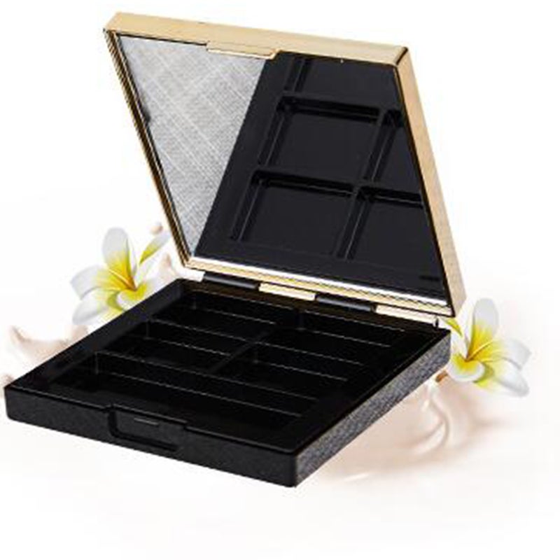 1Pc Empty Eyeshadow Dishes DIY Eyeshadow Palettes Eyeshadow Subpackaging Boxes for Women Girls Ladies(Black) - Image 4