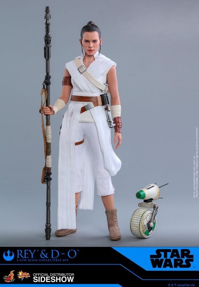 Hot Toys Rey And D-O Sixth Scale Figure Set 905520 - Star Wars: The Rise Of Skywalker - Movie Masterpiece Series - Image 2