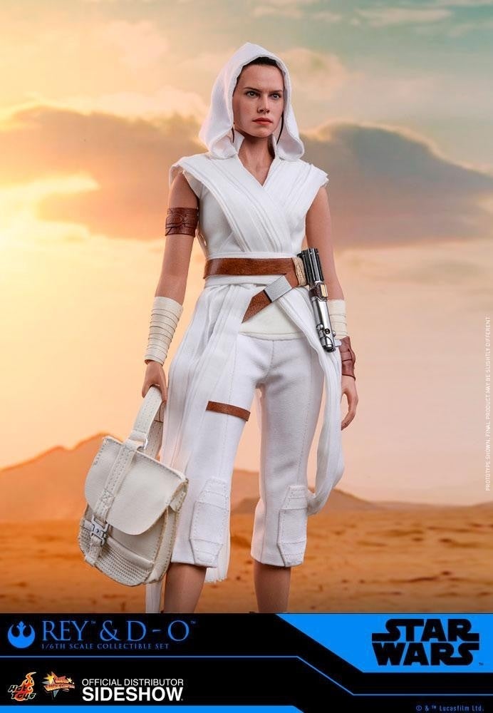 Hot Toys Rey And D-O Sixth Scale Figure Set 905520 - Star Wars: The Rise Of Skywalker - Movie Masterpiece Series - Image 4