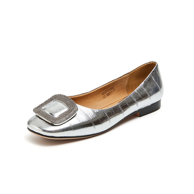 ST&SAT Cow Leather Casual Shoes 1.5cm Women's - Image 5
