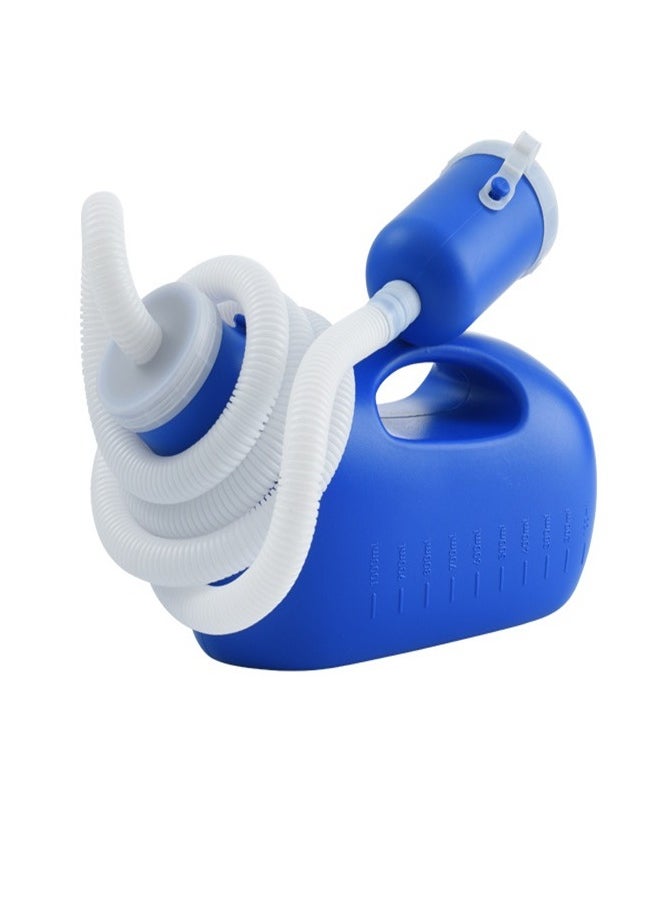 Generic - Urinal for Elderly and Children Nighttime Portable Urinal Bedside Urine Pot Elderly Care Urinal Men's Potty Pee Bottle Male Urinal Collector for Hospital Camping Car Travel Toilet Urinal - Image 1
