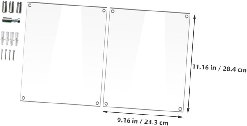 Angoily Acrylic Photo Frame Xl – Household Decorative Wall Tabletop Picture Display Holder for Bedroom and Office, Acrylic Made Photo Frame for Home Décor - Image 2