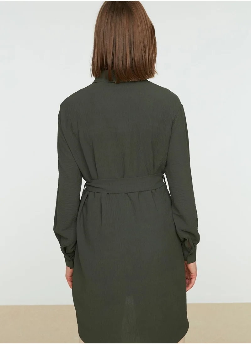 trendyol Button Down Tunic Top