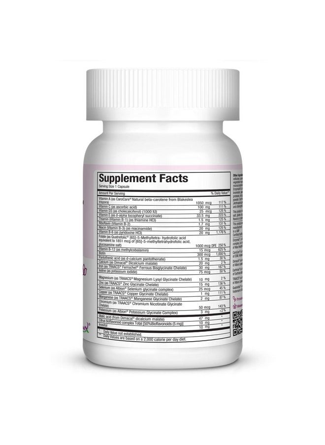 Maxi Health - Maxi One Per Day Prenatal Formula With Methylated Folate And Gentle Iron 60 Count - Image 1