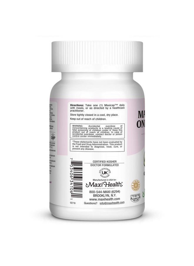 Maxi Health - Maxi One Per Day Prenatal Formula With Methylated Folate And Gentle Iron 60 Count - Image 1